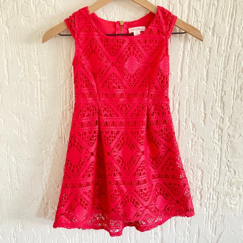 Xhilaration Pink Cap Sleeve Sleeveless Dress Girl’s Size 6 Small